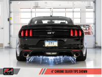 Exhaust AWE Ford Mustang 2.3 EcoBoost MK6 Rear Exhaust Touring Edition - 3015-32086 | 3015-33086
